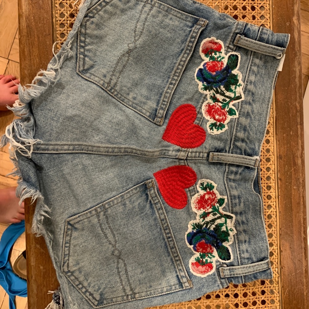 Embroidered Lucky Brand Shorts